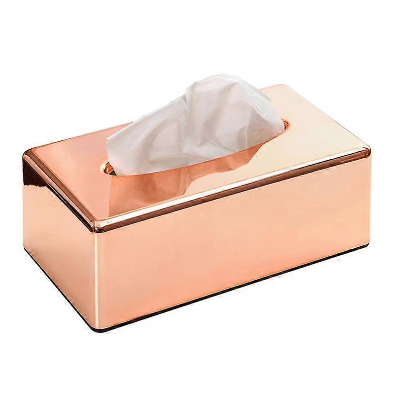 Elegant Office Home Rectangle Tissue Paper Holder Box Napkin Container Case