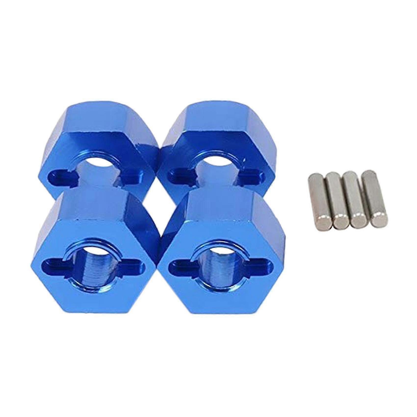 4pcs 12mm六角形ホイールシートアダプターWltoys K949ネイビーブルーと互換性があります