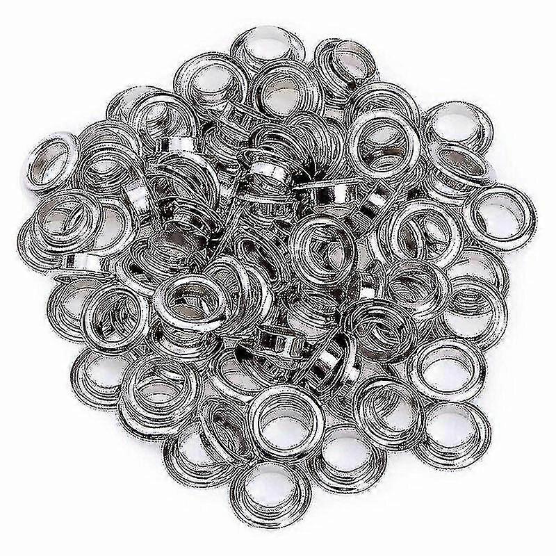 120pcs Grommets Durable Clothing Metal Eyelets Button With Installation Tool