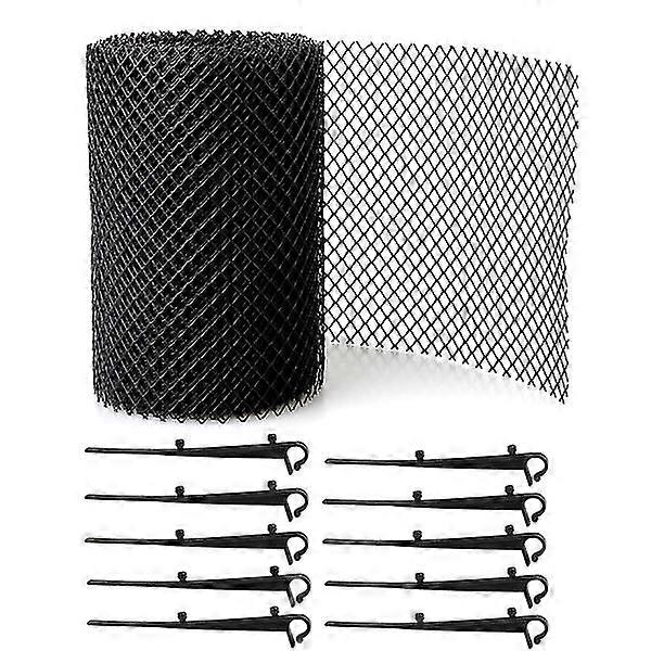 Mesh Strainer Gutter Cleaner Gutter Guard Mesh Roll Mesh Gutter Cover Mesh Screen Diy Gutter Cover