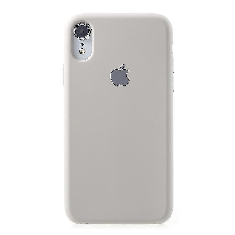 1:1 Scale Silky Solid Silicone Phone Shell for iPhone XR 6.1 inch