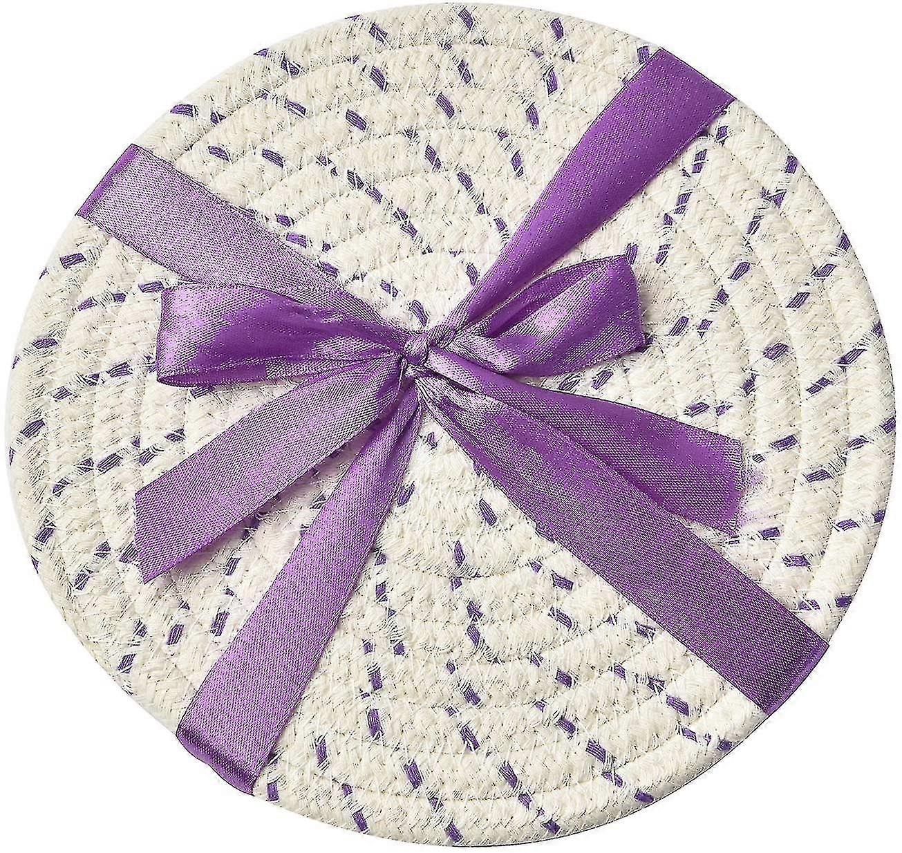 Pot Holders Set Trivets Set 100% Pure Cotton Thread Weave Hot Pot Holders Set (set Of 3) Stylish Coasters, Hot Pads, Hot Mats, Spoon Rest For Cooking