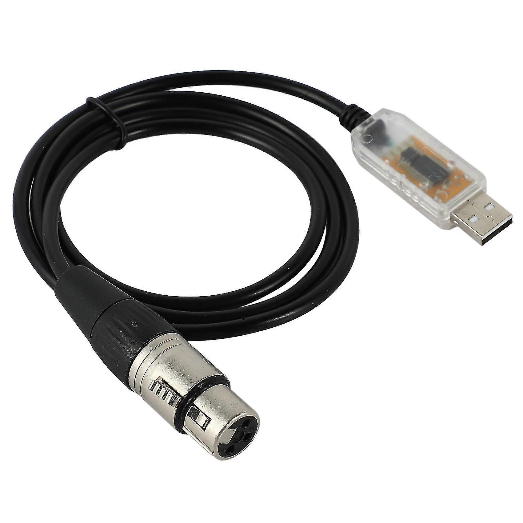 1 Meters Usb Rs485 To Dmx 512 Interface Led Dmx512 Computer Stage Lighting Controller Dimmer Usb To Dmxking Cable 6ft