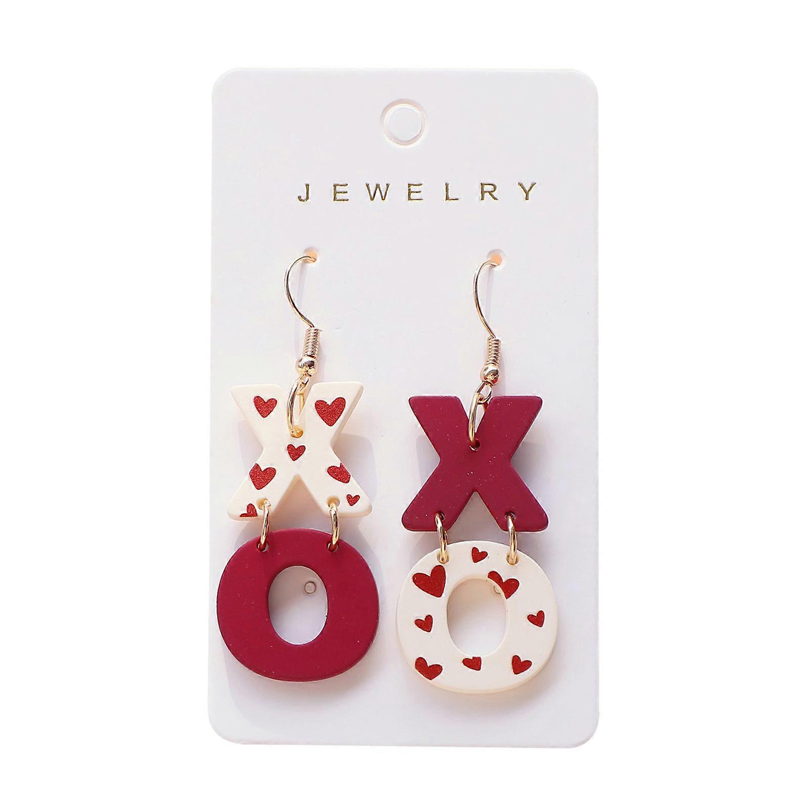Valentines Acrylic Earring Statement Dangle Earring Jewelry Accessories