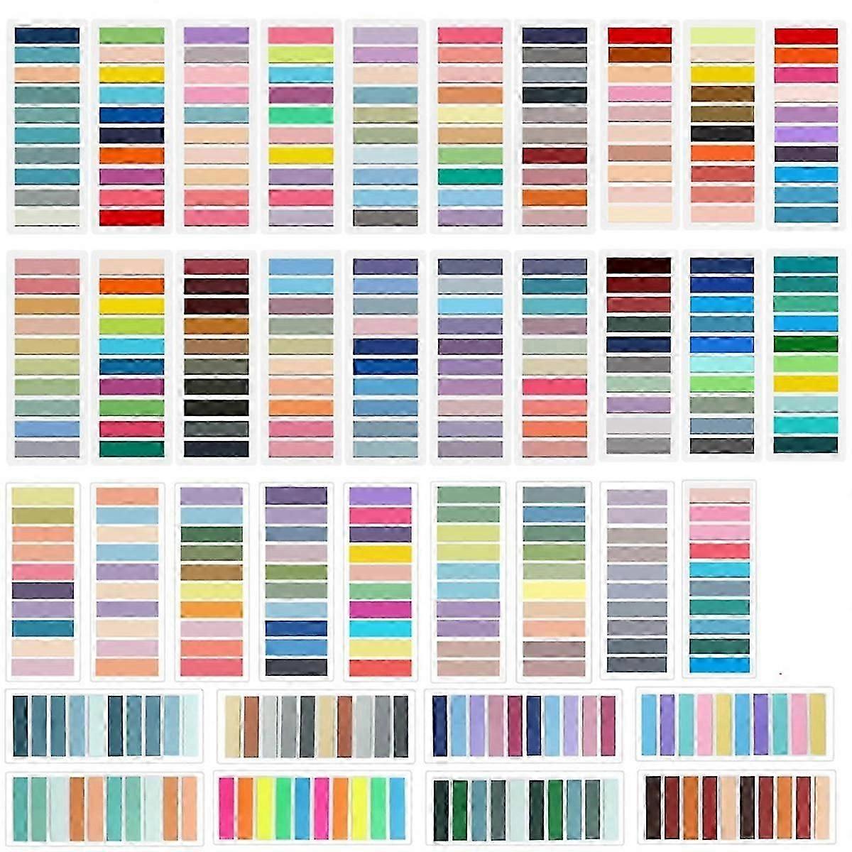 7400 Feuilles Transparent Notes Autocollantes Auto-Adhésif BookMarker Annotation Livre De Lecture Clair Onglet Pos