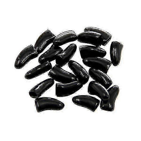40 Pcs Soft Cat Dog Nail Caps Pet Paw Claw Protector Nails Cover With Free Glue Applictor