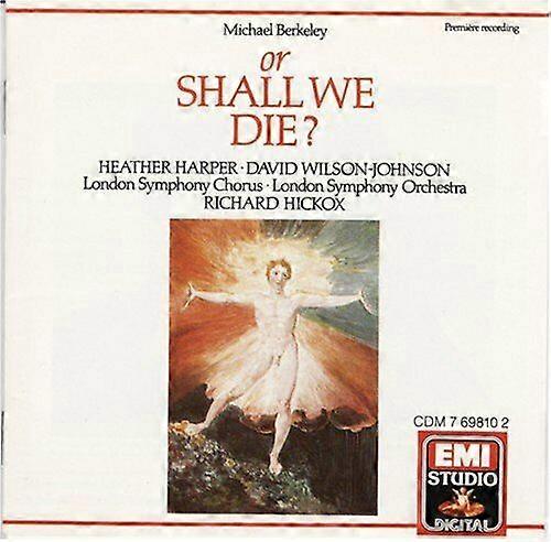 Heather Harper Michael Berkeley Or Shall We Die CD - As New