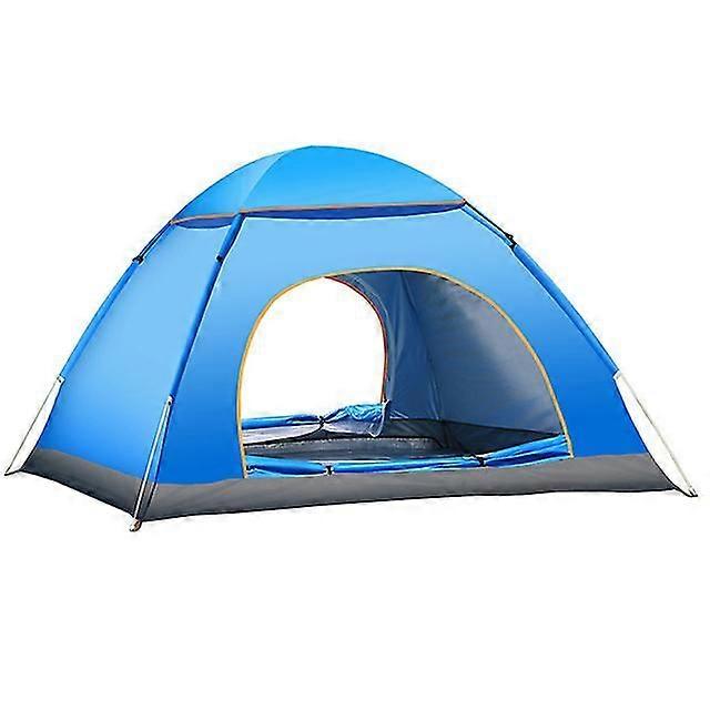 2-3 Person Full Automatic Pop Up Outdoor Family Camping Tent Easy Instant Open Tents Waterproof Uv Instant Shade Portable Rooms