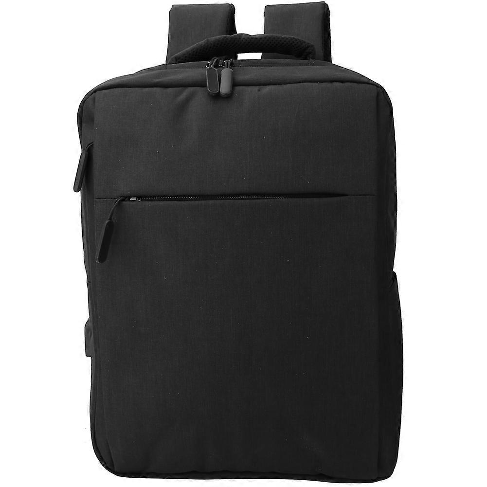 في الهواء الطلق للجنسين السفر أكسفورد القماش حقيبة كتف مريحة حقيبة الظهر سعة كبيرة (أسود)