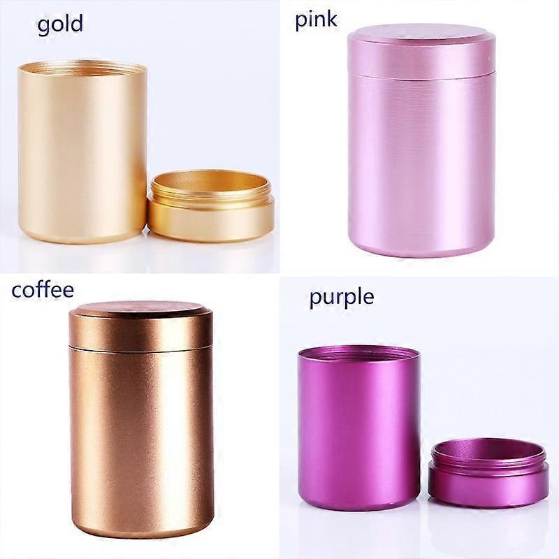 Stainless Steel Mini Tea Coffee Storage Tank Container Tea Box Kitchen Accessories