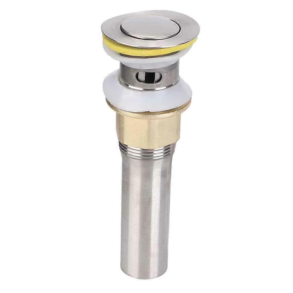 Stainless Steel Home Bathroom Basin Water Drain Drainer Draining Water Tool with Overflow