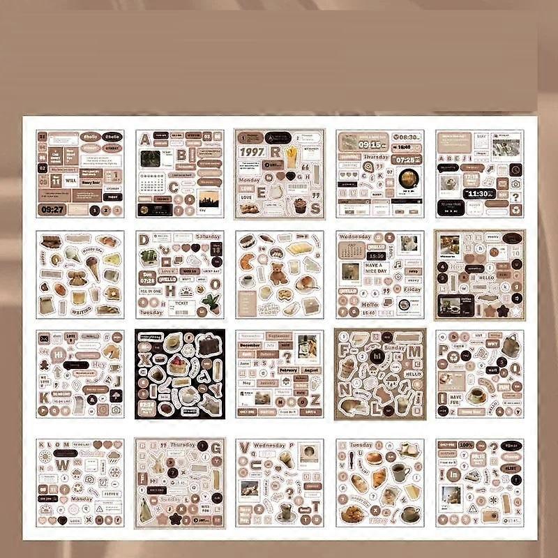 Cute Magazine Scrapbooking Stickers Book DIY Junk Journal Material Decoration Album Diary Korea Stationery Sticker