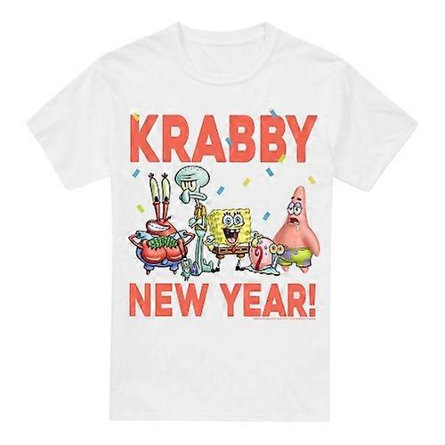 SpongeBob SquarePants Mens Krabby New Year T-Shirt