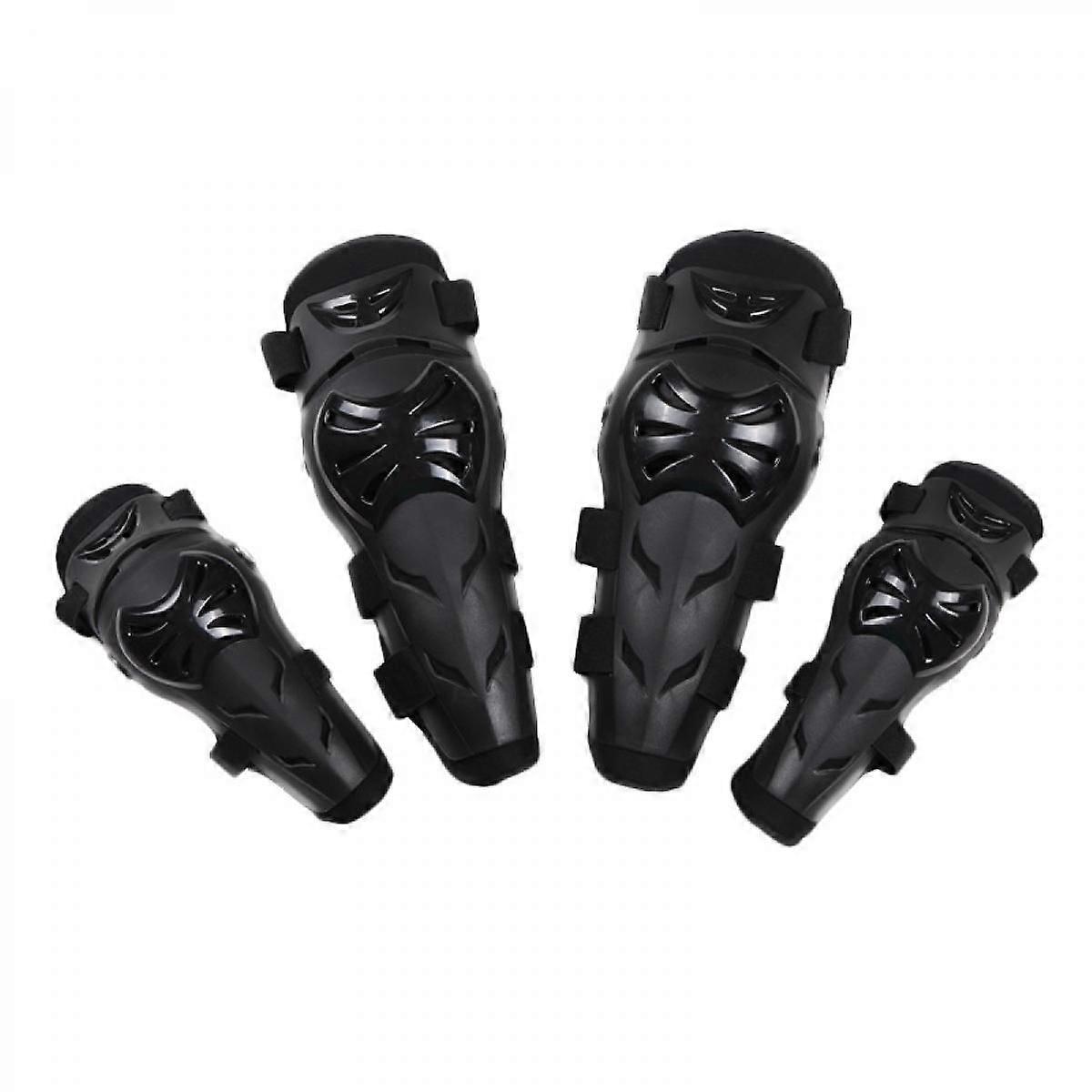 Knee Pads Elbow Pads 4Pcs - 2 in 1 Protective Elbow Guard/Knee and Shin Guards, Adjustable Knee Cap Pads Protector