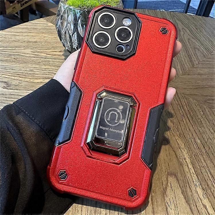 Compatible For iPhone 16 Pro Case Kickstand PC+TPU Phone Cover