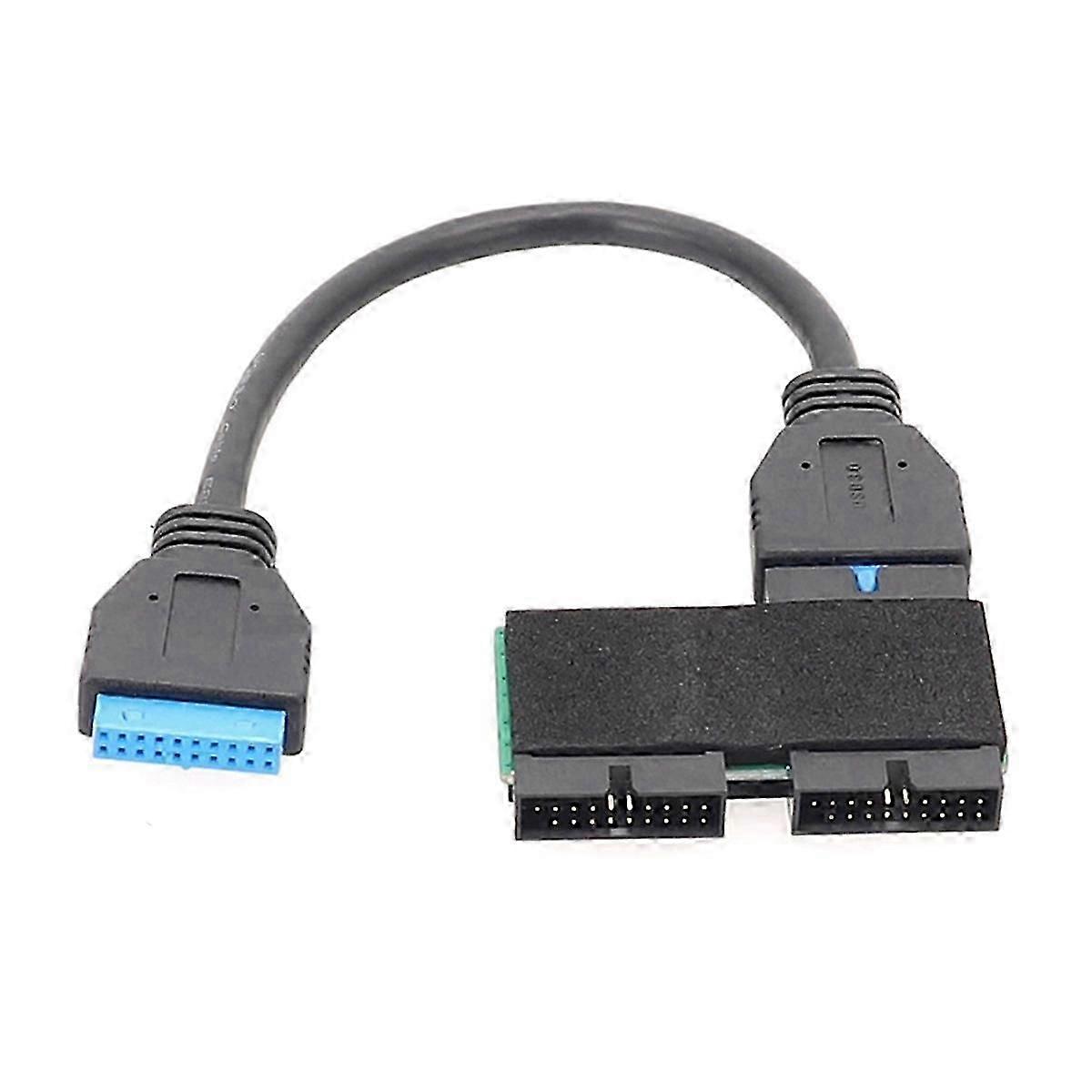 USB 3.0 19Pin HUB with Chip Modular Cable Design Motherboard Data Extension Cable