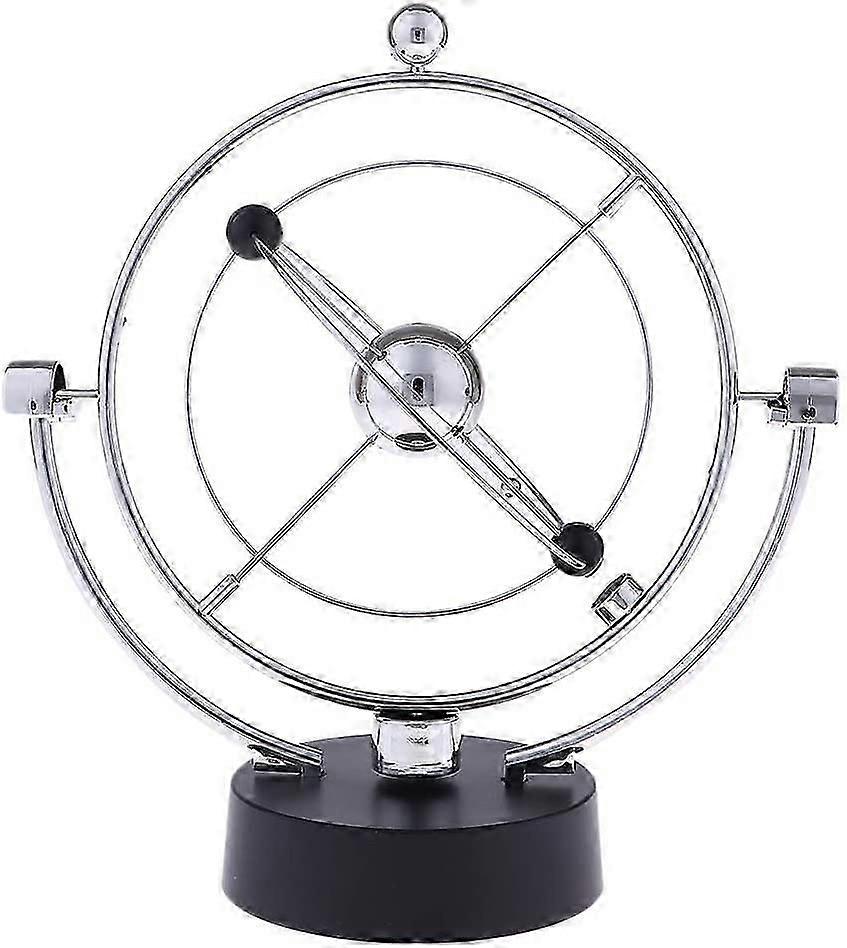 Electronic perpetual motion toy simulation galaxy ring model rotating balance desk ornament