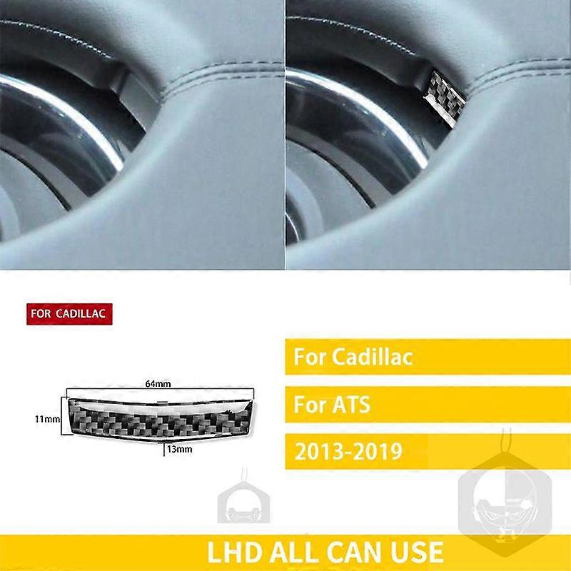 συμβατό για Cadillac ATS 2013-2019 Αξεσουάρ Sedan Εσωτερικό γρανάζι αέρα εξόδου αέρα εξόδου αέρα Διακοσμητική διακόσμηση αυτοκόλλητων ετικετών