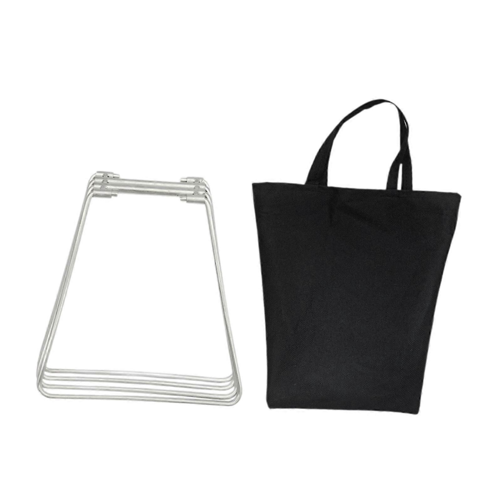 Fällbart kylarställ Universal hopfällbart stativ för picknick utomhus vandring silver l