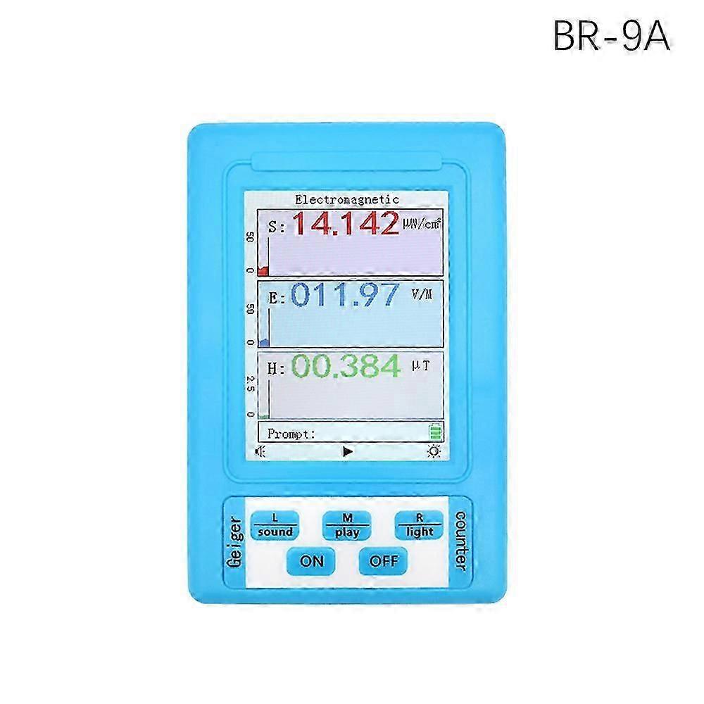 BR-9 Series Handheld Digital Display Electromagnetic Radiation Nuclear Detector EMF Geiger Counter Full-Functional Type Tester
