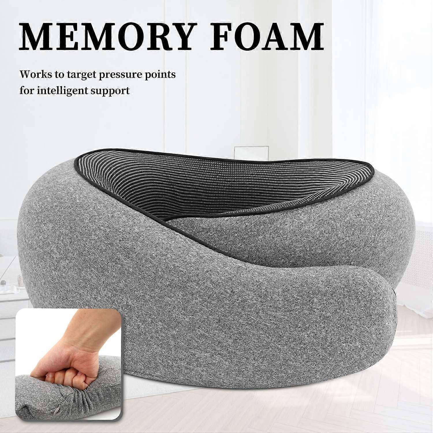 Cervical Support Pillow Slow Rebound Cervical Support Pillow U Shape Neck Head Support for Traveling
