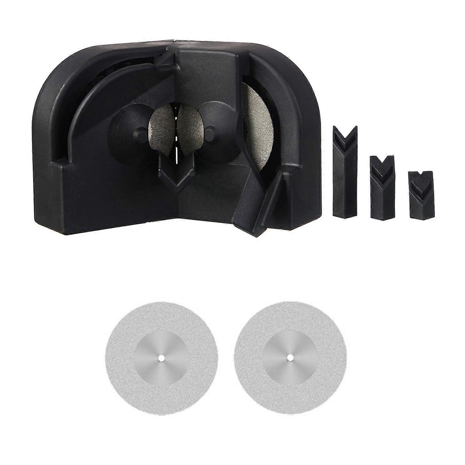 2-16mm Multipurpose Drill Bit Grinding Sharpener Electric Impact Drill Sharpener Double Sided Polishing Application Multicolor