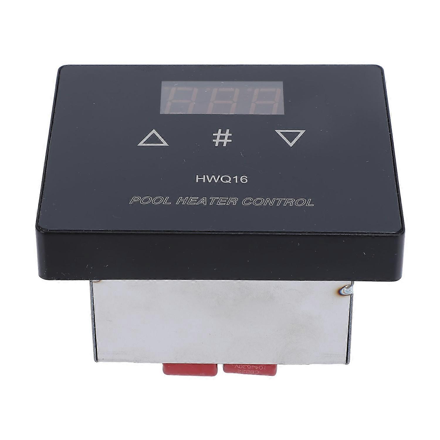 Electric Pool Thermostat Panel Touchscreen Digital Display Swimming Pool Heater Control Panel for Sp