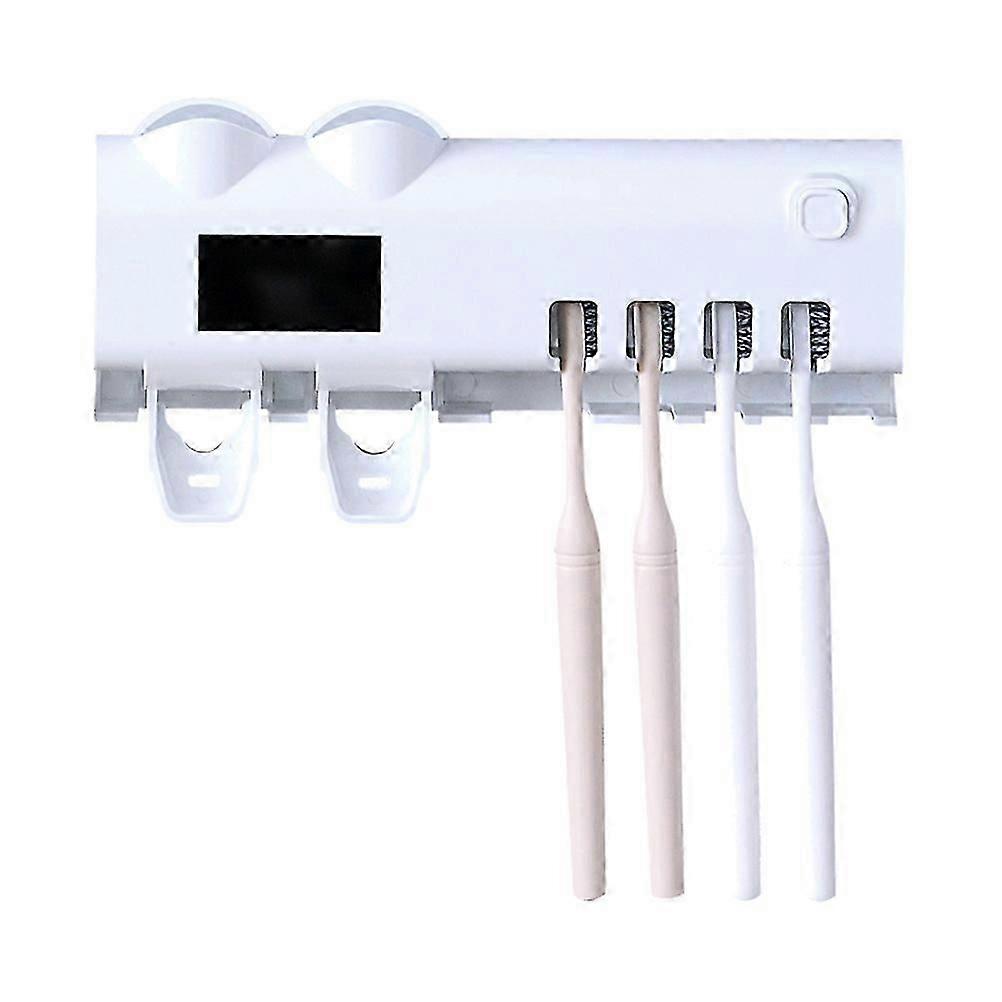 Automatic Toothbrush Toothbrush Rack Toothbrush Sanitizing Toothpaste Dispenser  hk