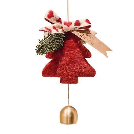 Christmas Pendant Festive Xmas Tree Bell Pendant Exquisite Bell Hanging Ornament for Home Holiday Decoration