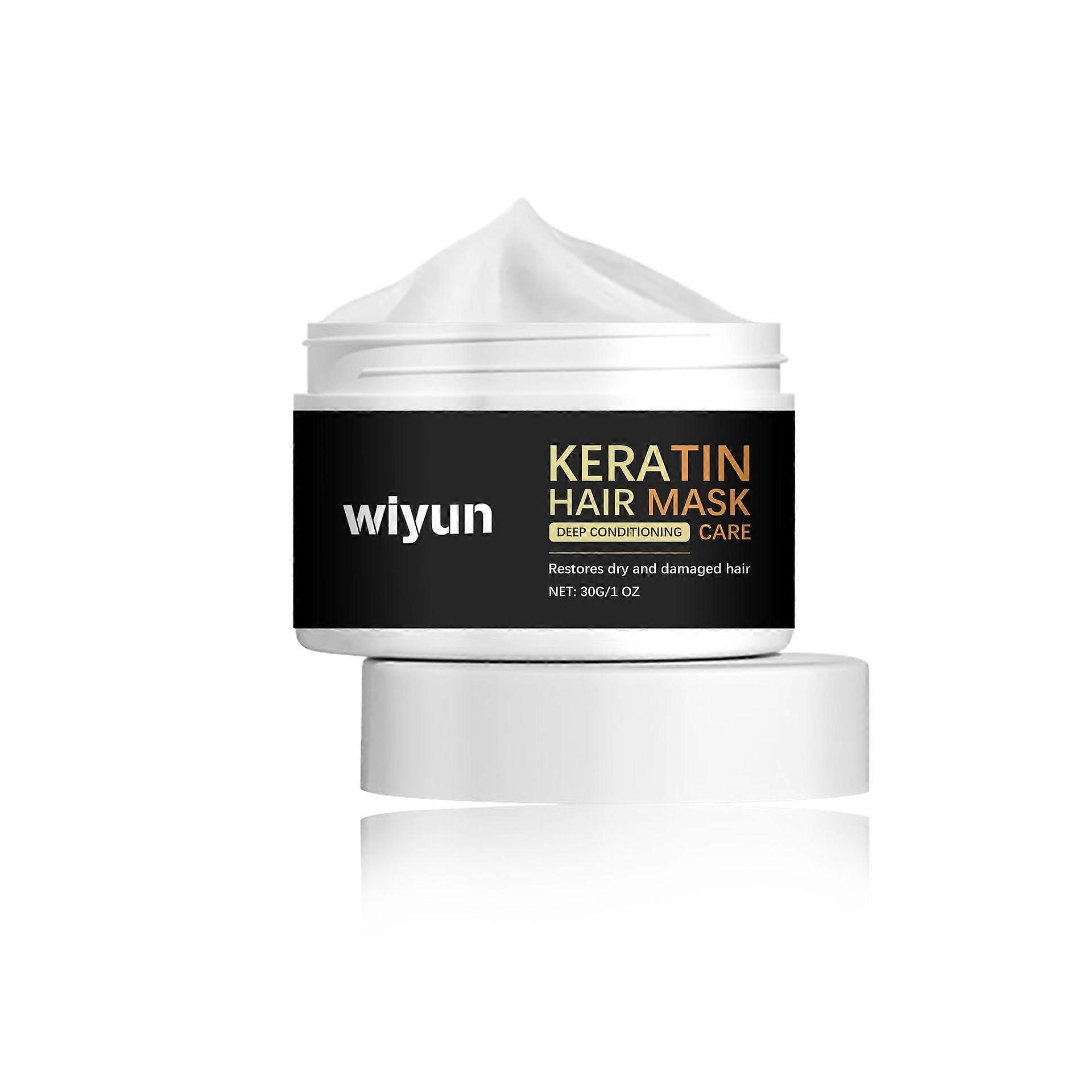 WIYUN moisturizing hair mask gently nourishes hair and makes it shiny