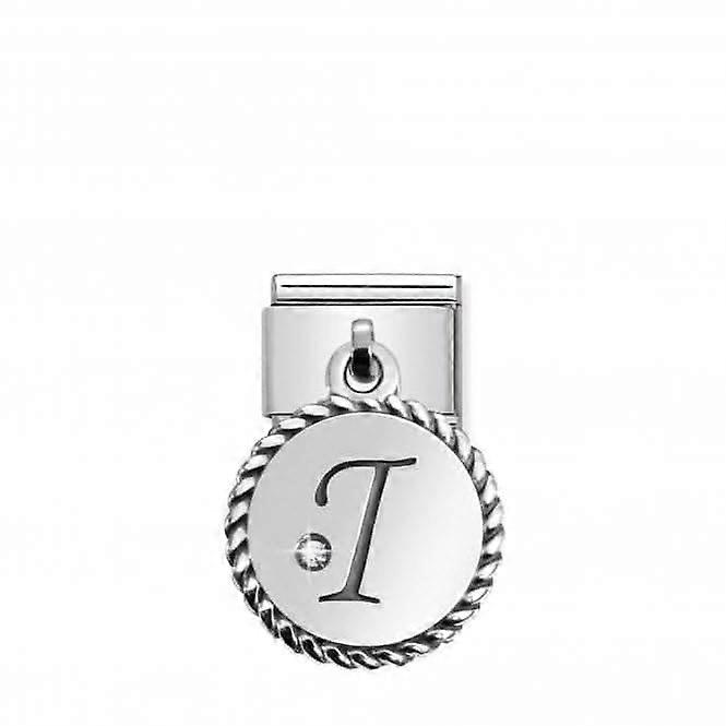 Composable Classic Letters Silver Charms Oxy I Link 331809/09