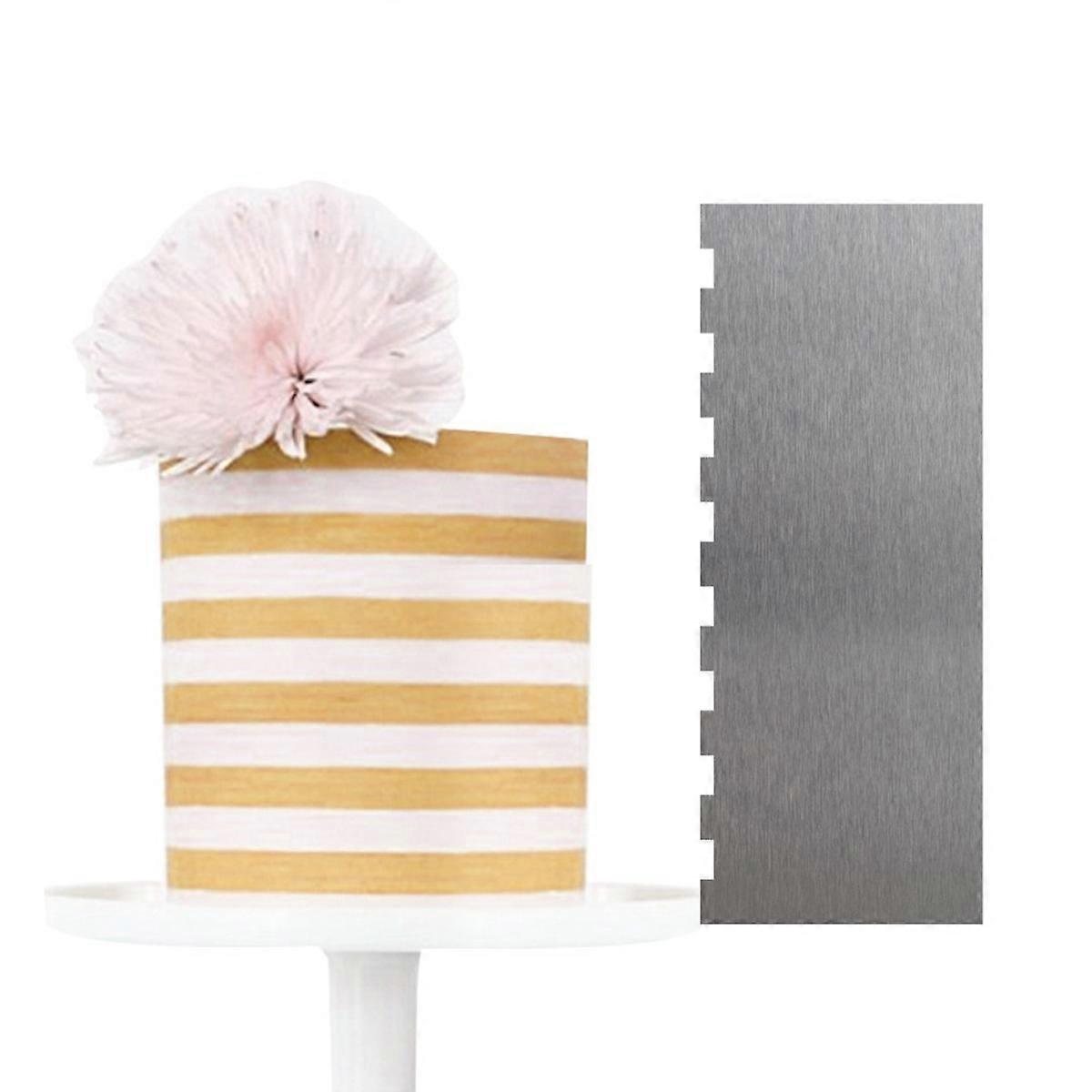 Steel Scraper Spatula, Cake Tool