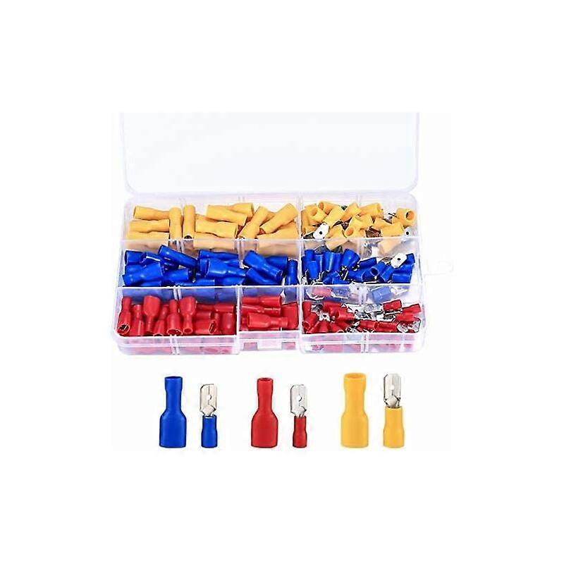 Efficient Electrical Terminals, Nylon Spade Connectors With Quick Disconnect For Hassle-Free Installation In Automotive, Marine, And Industrial