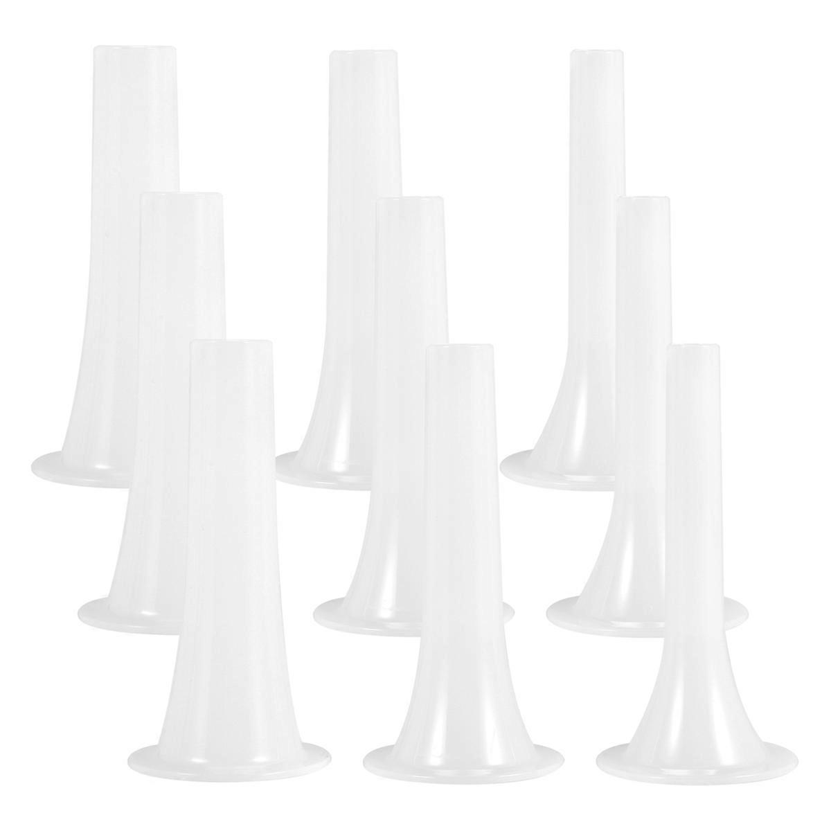 9Pcs Plastic Sausage Stuffer Tubes Funnels Sausage Filling Tool for Size 5 Meat Grinder Food Grinder