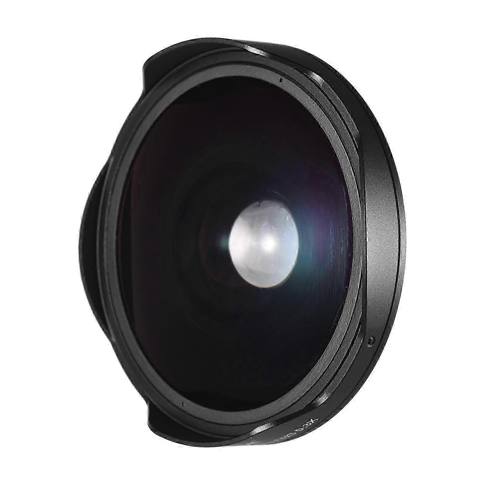 37MM 0.3X HD Ultra Grand Angle Fisheye Objectif avec Pare-soleil Remplacement pour Caméscopes