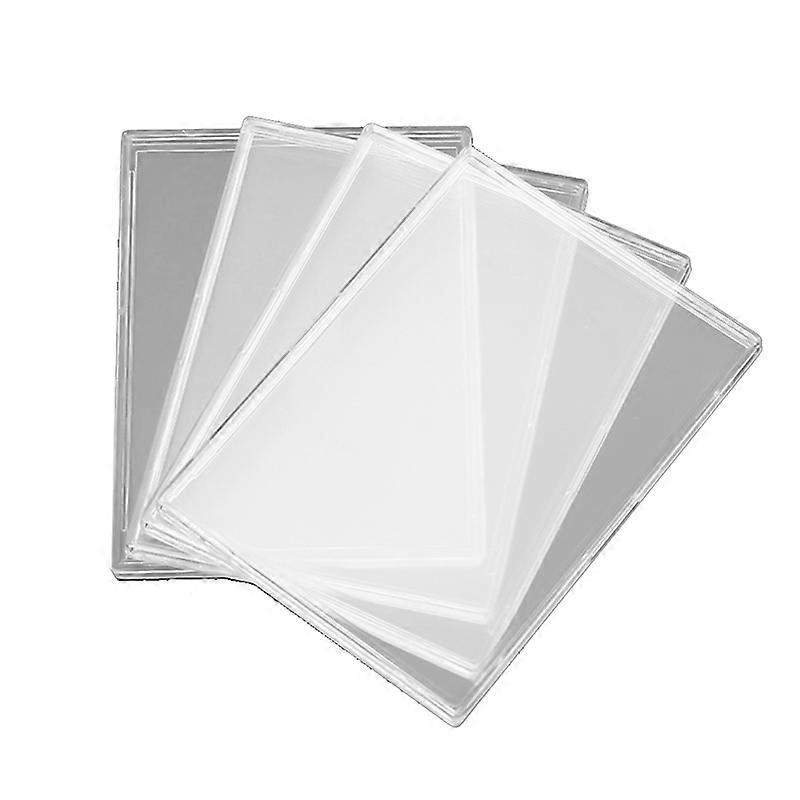 20Pieces Cards Sleeves Hard Plastic Card Protector Clear Card