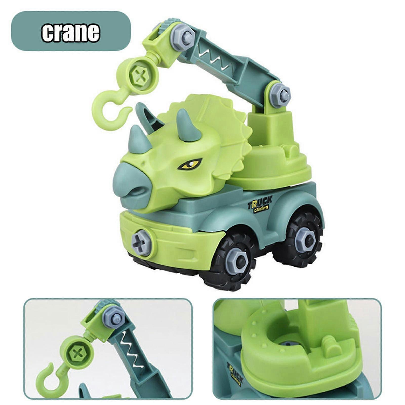 Disassembly Assembly Dinosaur Toy Set Screw Nut Combination Assembling Dinosaur Model Educational Toy Travel-Size