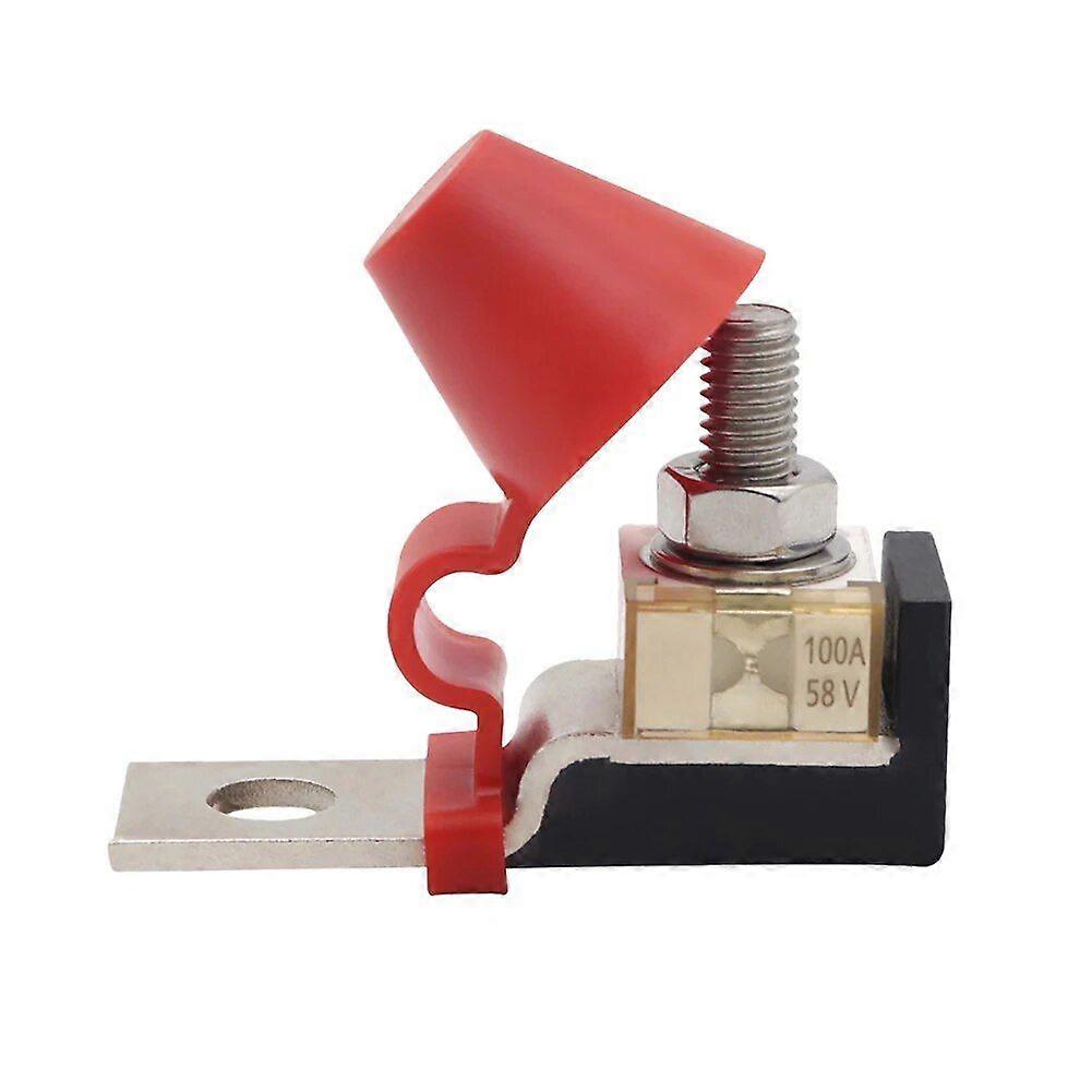 M8 Waterproof Fuse Block 30A-300A PPS Fuse Block with 58V Ring Fuse Ignition Protection for Boat Truck for RV Cruise Ship Crane