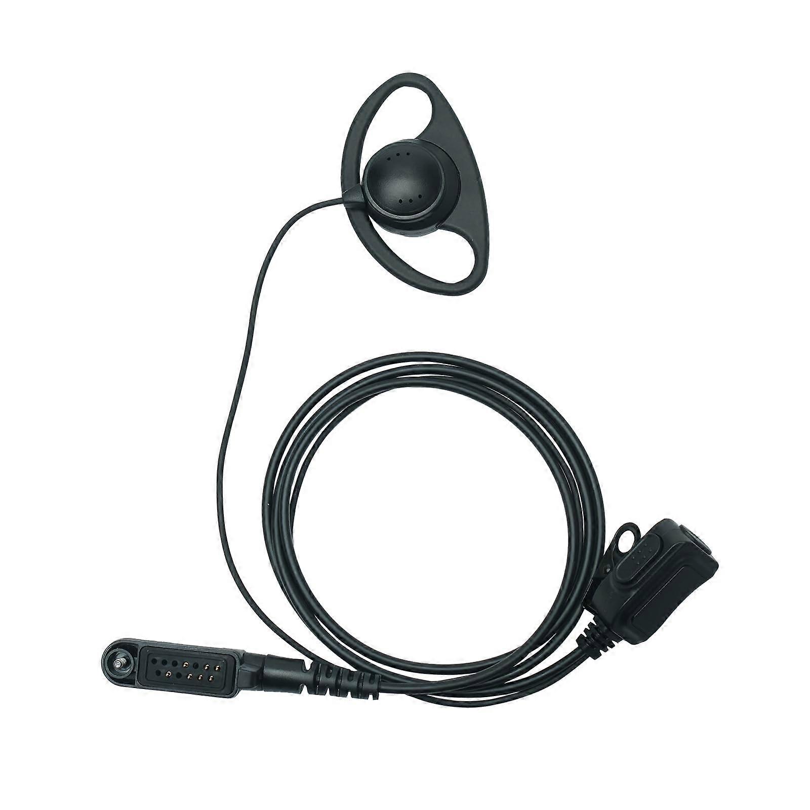 PD602 Walkie Talkie Headset Compatible with PD682 PD600 PD662 PD680 PD685 HP602 X1p X1e Two Way Radio with Mic PTT D Shape