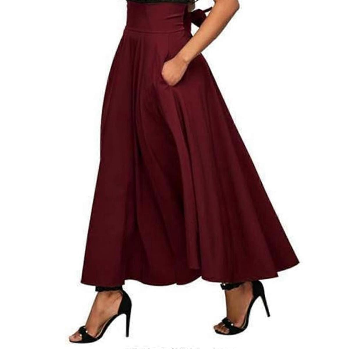 Jupe bordeaux, tailleur-jupe, 2XL INTL