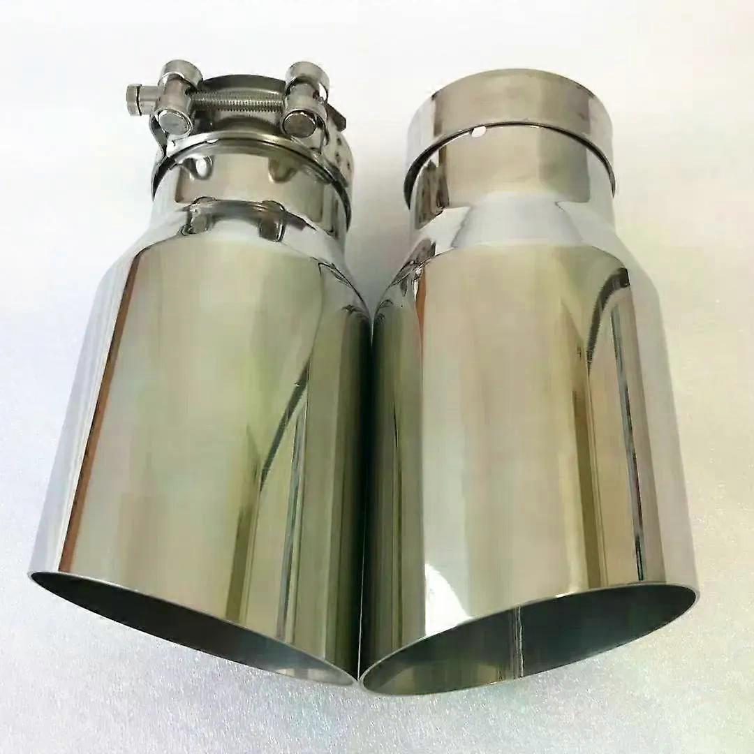 1 pièce de silencieux d'échappement universel en acier inoxydable 304 pour automobile, accessoire de modification x