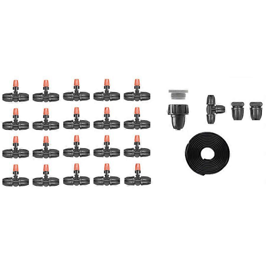 20M Complete Drip Irrigation Set - Compatible with Timer