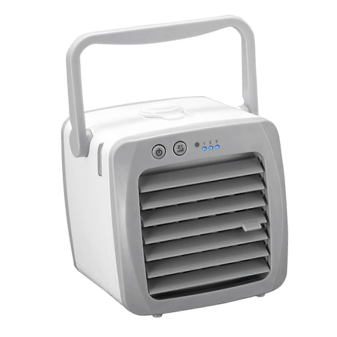 Mini Air Cooler Fan Desk Air Conditioner Lightweight Portable For Anywhere Compact Small-Space Cooling