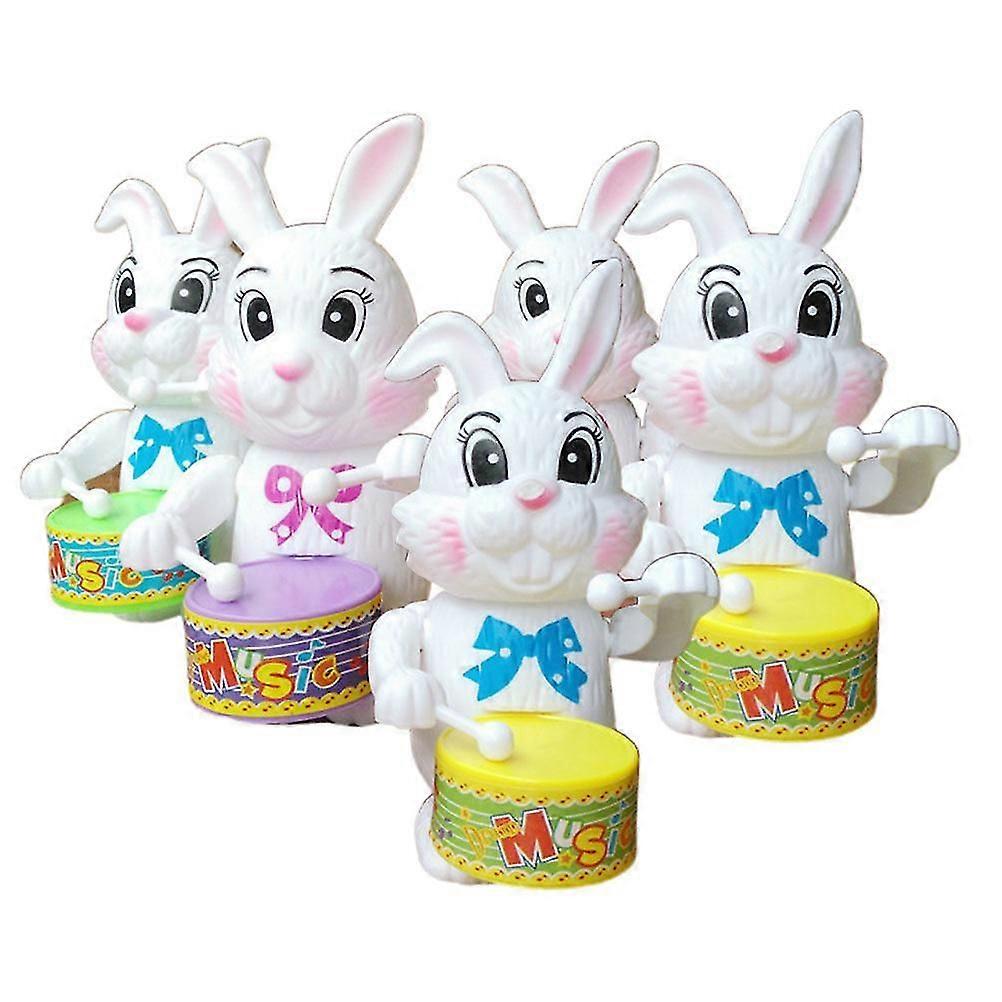 5個おもちゃバニーウサギ巻き上げおもちゃバニー巻き上げおもちゃ巻き人形巻き上げおもちゃ