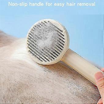 Cat Brush Pet Comb Self Cleaning Slicker Brush Remove Hair Grooming Brush Pet Dematting Comb Beauty