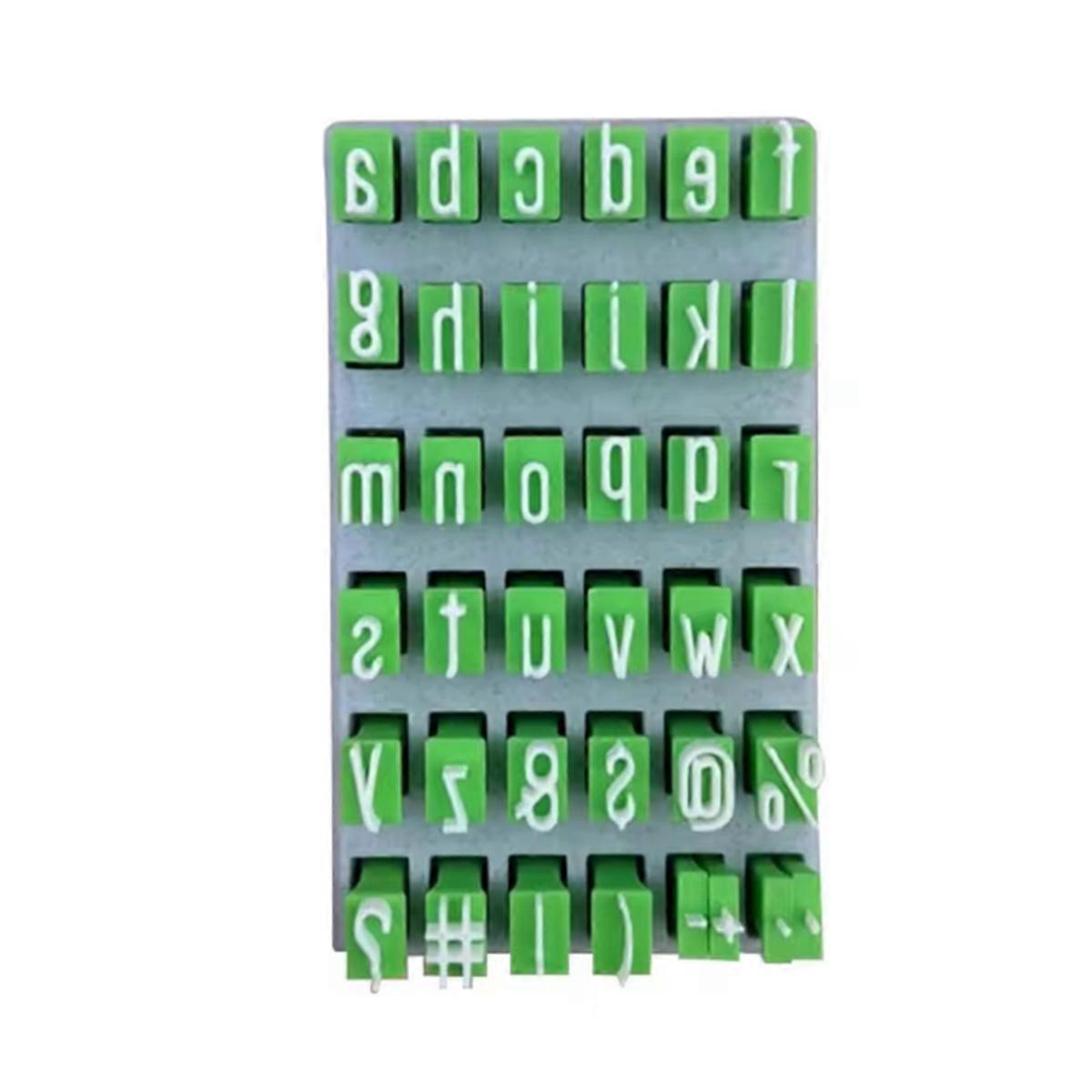 Alphabet Stamps Tiny Clay Letter Stamps Alphabet Portable B