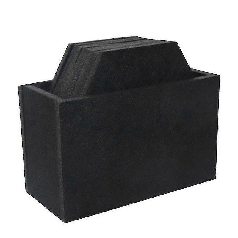 10 bucăți de pahar de pâslă Set Creative 3 Forme Cup Coaster Simplu Style-4-