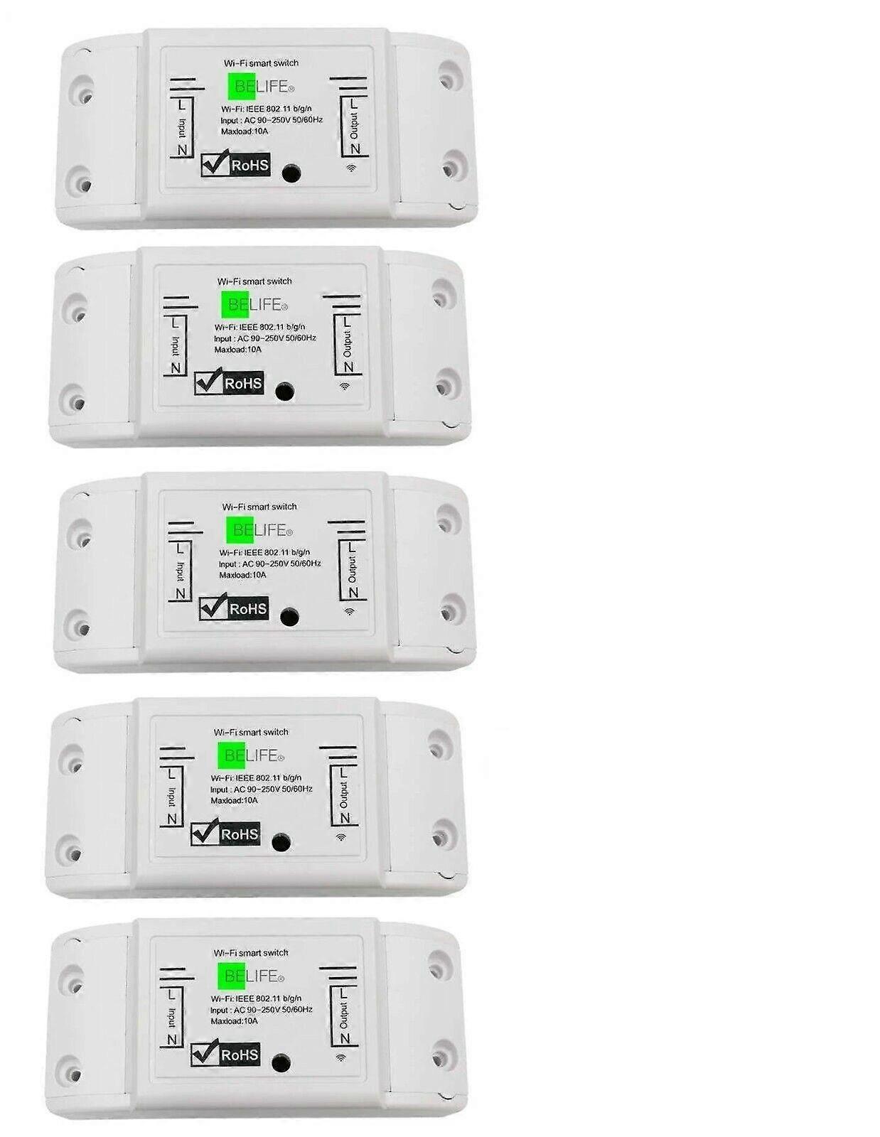 5 PIECES | Wifi WLAN Switch Smart Switch for Alexa APP control 2200W DHL
