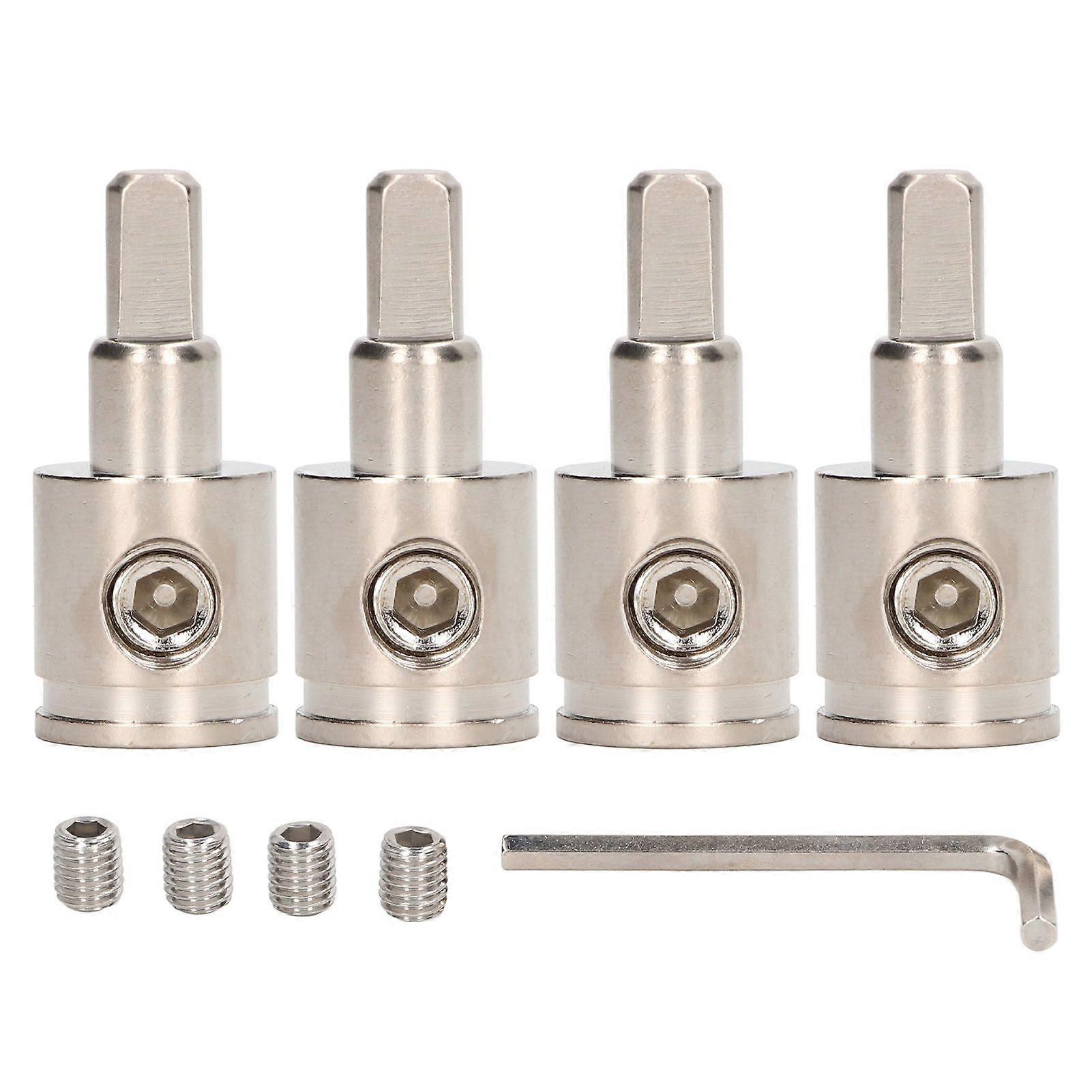 Amp Input Reducer 0GA to 4GA Brass Wear Resistant Power Ground Input Reducer Adapter for Car