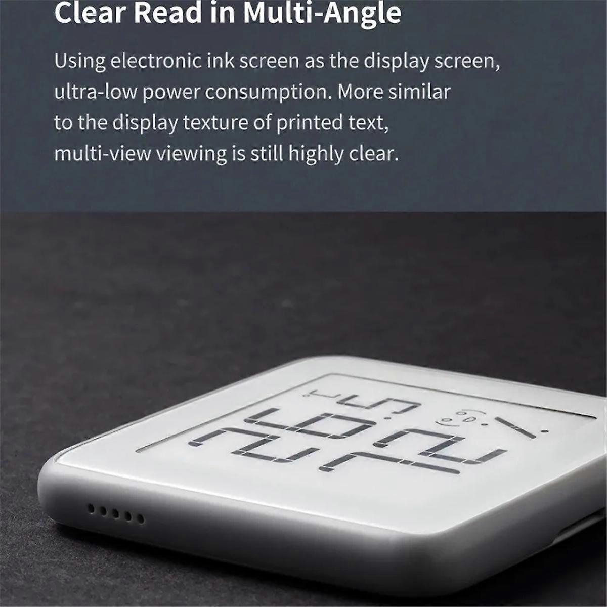 Intelligent Bluetooth Thermometer E-Ink Screen BT2.0 Hygrometer Can Be Used for App Home Gadget Smar